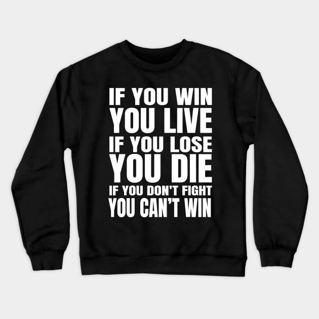 Eren Quote AOT Crewneck Sweatshirt by Altaf-Aji